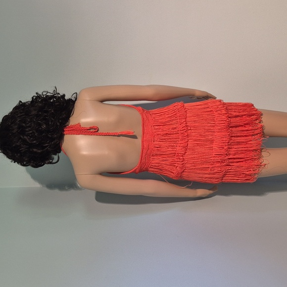 Bebe Fringe Tassel Flapper Dress Size XS NWT - Picture 5 of 17